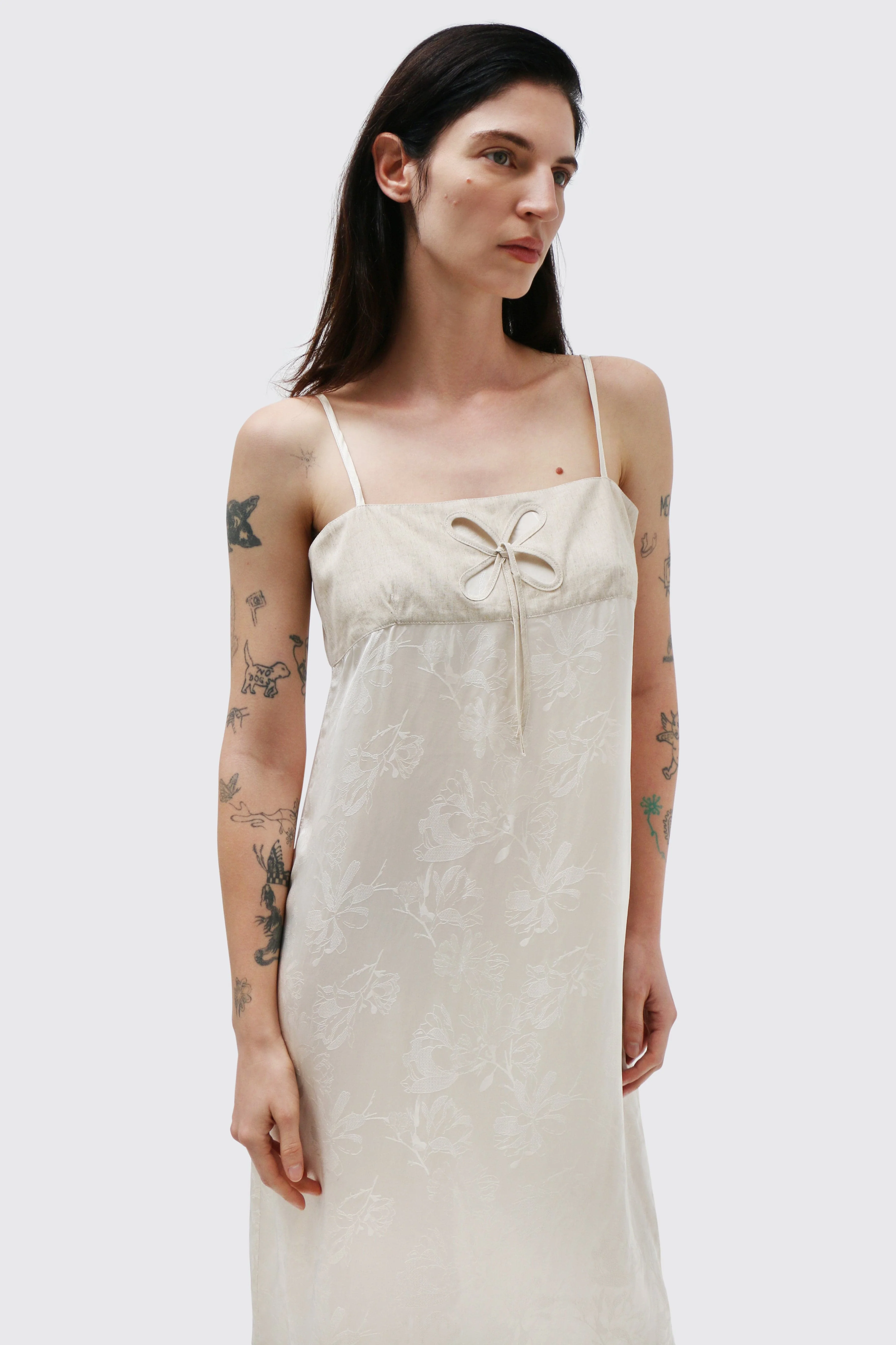 Cream Petal Sundress 2