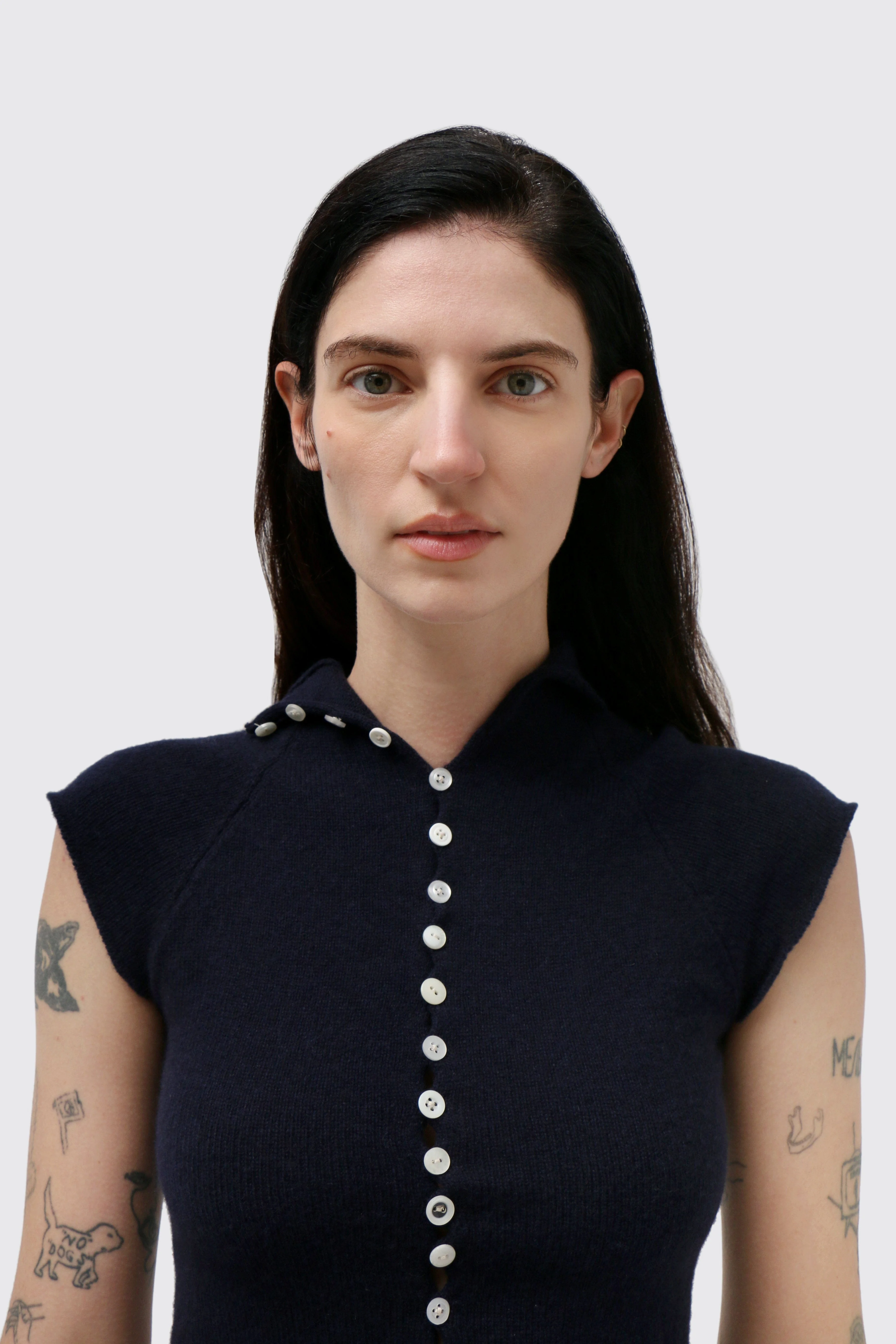 Navy Raglan Button Tee 2